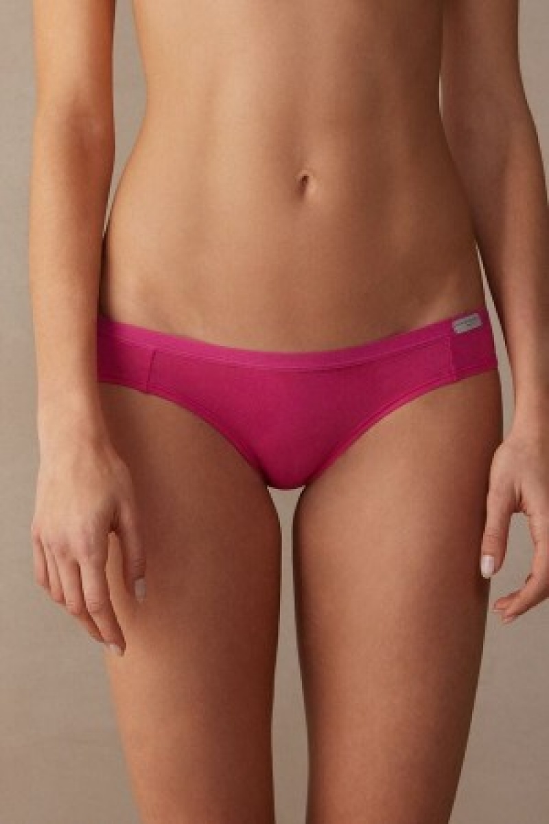 Intimissimi Bomulds Panties Lyserød | ADKWC11734